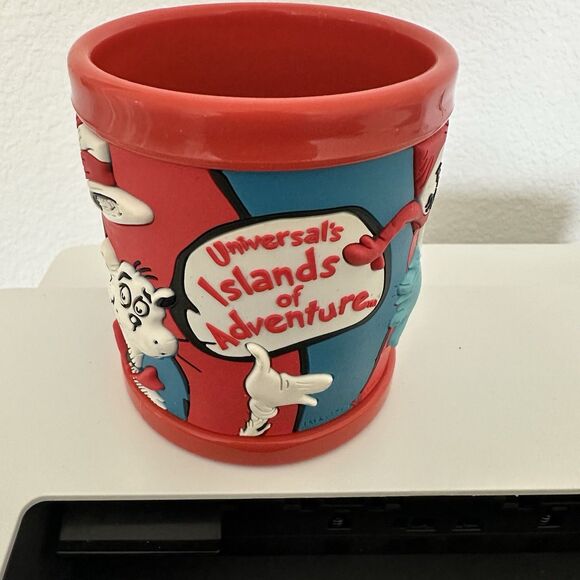 Dr Seuss Cat in the Hat Mug Universal Studios Things 1 & 2 Plastic Mug "Lucas" - Picture 4 of 9
